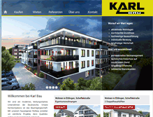 Tablet Screenshot of karl-bau.de
